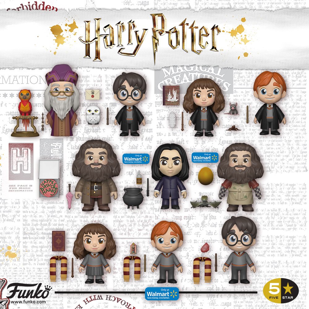 The Blot Says Harry Potter 5 Star Vinyl Figures by Funko